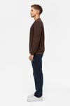 Hipatu Süvari Regular Düz Bisiklet Yaka Sweatshirt