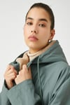 Koton Anorak Mont Kapüşonlu Fermuarlı Cepli Peluş Detaylı
