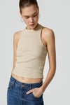 Koton Basic Halter Yaka Atlet Ribanalı Pamuklu