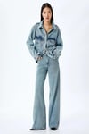 Koton Cepli Taş Detaylı Düğmeli Denim Ceket