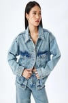Koton Cepli Taş Detaylı Düğmeli Denim Ceket