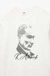 Koton Çocuk Atatürk Baskılı Uzun Kollu Bisiklet Yaka Pamuklu Sweatshirt