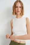 Koton Crop Fitilli Atlet Halter Yaka
