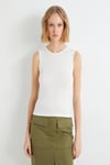 Koton Crop Fitilli Atlet Halter Yaka