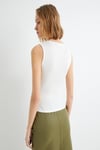 Koton Crop Fitilli Atlet Halter Yaka