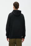 Koton Erkek Basic Kapşonlu Sweat Uzun Kollu Siyah