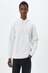 Koton Erkek Basic Kapşonlu Sweat Uzun Kollu Ekru