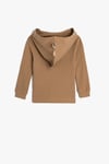 Koton Erkek Bebek Basic Kapşonlu Sweatshirt uzun Kollu Pamuklu