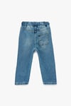 Koton Erkek Bebek Beli Bağcıklı Cepli İşleme Detaylı Pamuklu Denim Pantolon