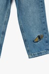 Koton Erkek Bebek Beli Bağcıklı Cepli İşleme Detaylı Pamuklu Denim Pantolon