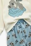 Koton Erkek Bebek Koala Baskılı Uzun Kollu Bisiklet Yaka Pamuklu 2'li Pijama Takımı