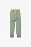 Koton Erkek Bebek Pamuklu Beli Bağcıklı Gabardin Jogger Pantolon