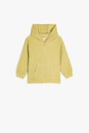 Koton Erkek Bebek Pamuklu Kanguru Cepli Fermuarlı Basic Kapşonlu Sweatshirt