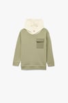 Koton Erkek Bebek Pamuklu Uzun Kollu Bisiklet Yaka Kapşonlu Sweatshirt