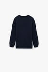 Koton Erkek Bebek Pamuklu Uzun Kollu Bisiklet Yaka Kaplan Nakışlı Sweatshirt