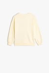 Koton Erkek Bebek Sweatshirt Baskı Detaylı Uzun Kollu Bisiklet Yaka Pamuklu