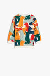 Koton Erkek Bebek Sweatshirt Köpek Grafik Baskılı Pamuklu