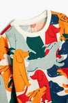 Koton Erkek Bebek Sweatshirt Köpek Grafik Baskılı Pamuklu
