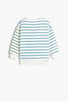 Koton Erkek Bebek Sweatshirt Uzun Kollu Bisiklet Yaka Ayıcık Baskılı Pamuklu