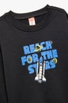 Koton Erkek Bebek Uzun Kollu Bisiklet Yaka Pamuklu Baskılı Sweatshirt