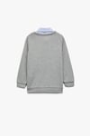 Koton Erkek Bebek Uzun Kollu Gömlek Yaka Baskılı Sweatshirt