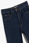 Koton Erkek Çocuk Ayarlanabilir Lastikli Pamuklu Denim Pantolon