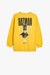 Koton Erkek Çocuk Batman Sweatshirt Lisanslı Baskılı Uzun Kollu Pamuklu
