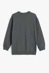 Koton Erkek Çocuk Batman Sweatshirt Lisanslı Uzun Kollu Bisiklet Yaka Pamuklu Şardonlu