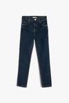 Koton Erkek Çocuk Kot Pantolon Ayarlanabilir Lastikli Pamuklu - Slim Jean