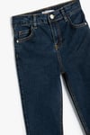 Koton Erkek Çocuk Kot Pantolon Ayarlanabilir Lastikli Pamuklu - Slim Jean