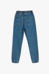 Koton Erkek Çocuk Kot Pantolon Jogger Beli Lastikli Cepli Pamuklu - Jegging Jean