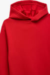 Koton Erkek Çocuk Oversize Şardonlu Uzun Kollu Basic Kapşonlu Sweatshirt