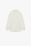 Koton Erkek Çocuk Pamuklu Dik Yaka Uzun Kollu Nakışlı Yarım Fermuarlı Sweatshirt