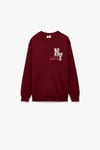 Koton Erkek Çocuk Pamuklu Uzun Kollu Bisiklet Yaka Baskılı Sweatshirt