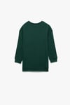 Koton Erkek Çocuk Pamuklu Uzun Kollu Bisiklet Yaka Oversize Basic Sweatshirt
