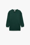 Koton Erkek Çocuk Pamuklu Uzun Kollu Bisiklet Yaka Oversize Basic Sweatshirt
