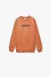 Koton Erkek Çocuk Pamuklu Uzun Kollu Bisiklet Yaka Baskılı Şardonlu Oversize Sweatshirt