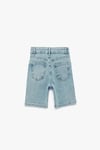 Koton Erkek Çocuk Pamuklu Yıpratılmış Detaylı Düğmeli Cepli Bermuda Denim Şort