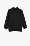 Koton Erkek Çocuk Polo Yaka Sweatshirt Uzun Kollu Düğme Detaylı Pamuklu