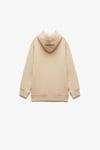 Koton Erkek Çocuk Şardonlu Uzun Kollu Pamuklu Baskılı Oversize Kapşonlu Sweatshirt