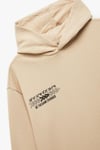 Koton Erkek Çocuk Şardonlu Uzun Kollu Pamuklu Baskılı Oversize Kapşonlu Sweatshirt