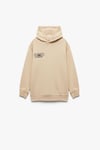 Koton Erkek Çocuk Şardonlu Uzun Kollu Pamuklu Baskılı Oversize Kapşonlu Sweatshirt