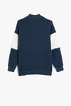 Koton Erkek Çocuk Sweatshirt Dik Yaka Yarım Fermuarlı Baskı Detaylı Uzun Kollu