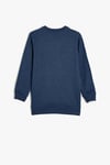 Koton Erkek Çocuk Sweatshirt Dinozor Baskılı Bisiklet Yaka Uzun Kollu Şardonlu