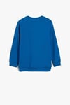 Koton Erkek Çocuk Sweatshirt Uzun Kollu Bisiklet Yaka Futbol Baskılı Şardonlu