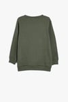 Koton Erkek Çocuk Sweatshirt Uzun Kollu Bisiklet Yaka Futbol Temalı Baskı Detaylı