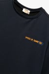 Koton Erkek Çocuk Uzun Kollu Bisiklet Yaka Baskılı Sweatshirt