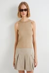 Koton Halter Yaka Atlet Fitilli Slim Fit