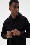 Koton Kapşonlu Sweatshirt Basic Pamuk Karışımlı