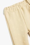 Koton Kız Bebek Basic Jogger Eşofman Altı Beli Lastikli Cep Detaylı